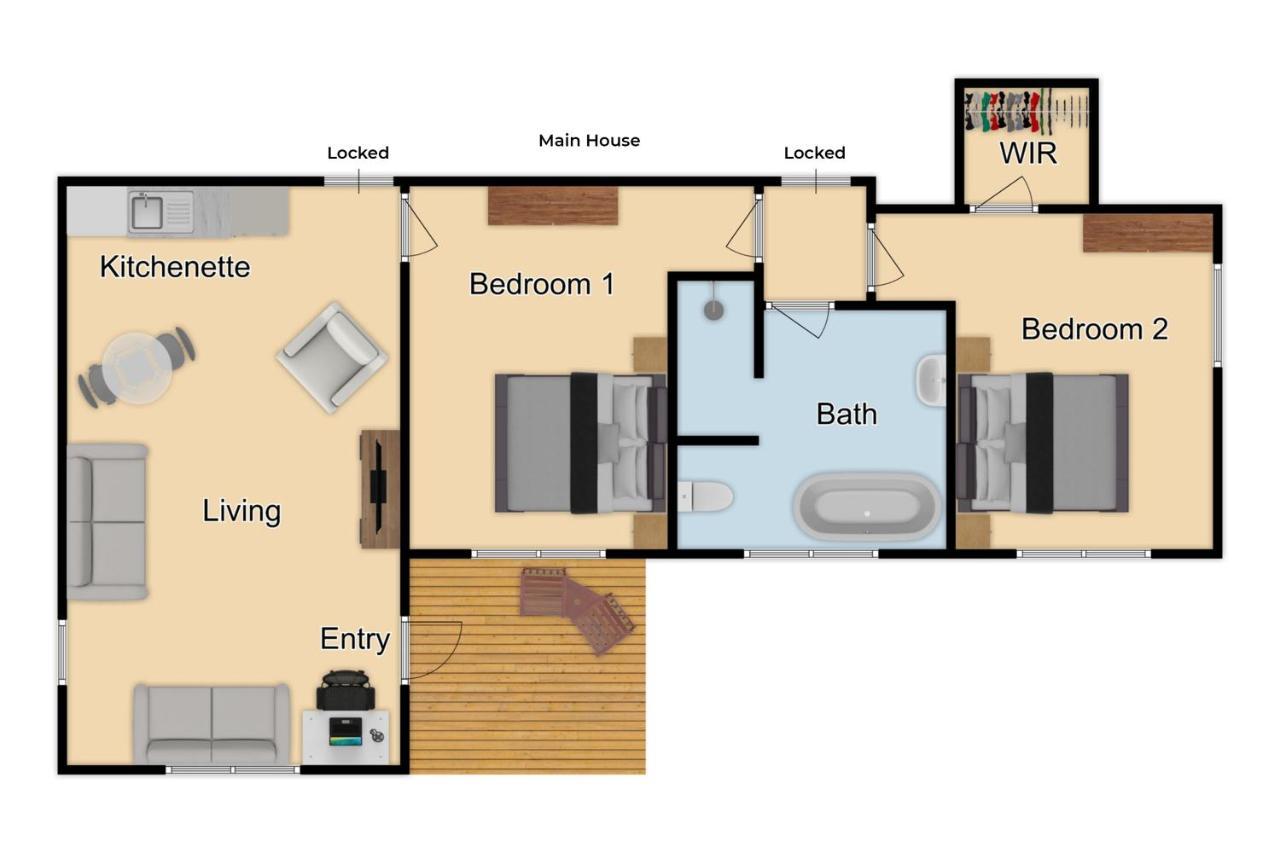 Sweet Magnolia 1 Or 2 Bedroom Suite St Kilda Cambridge With Complimentary Continental Breakfast Bagian luar foto